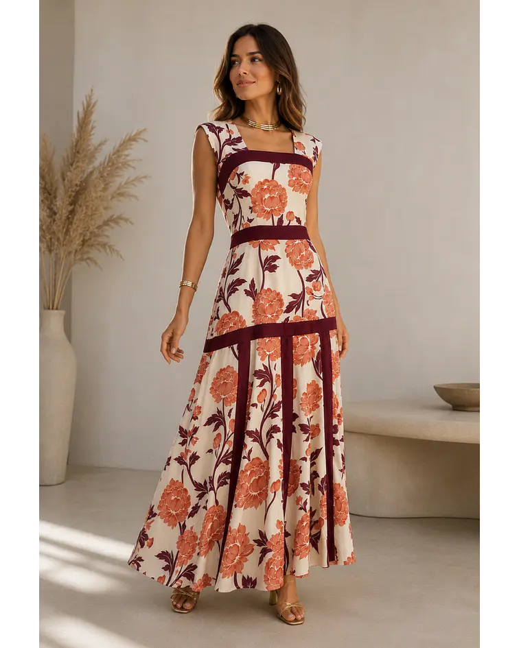 VESTIDO ESTAMPADO FLORAL