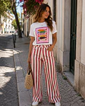 JEANS RISCAS BORDÔ
