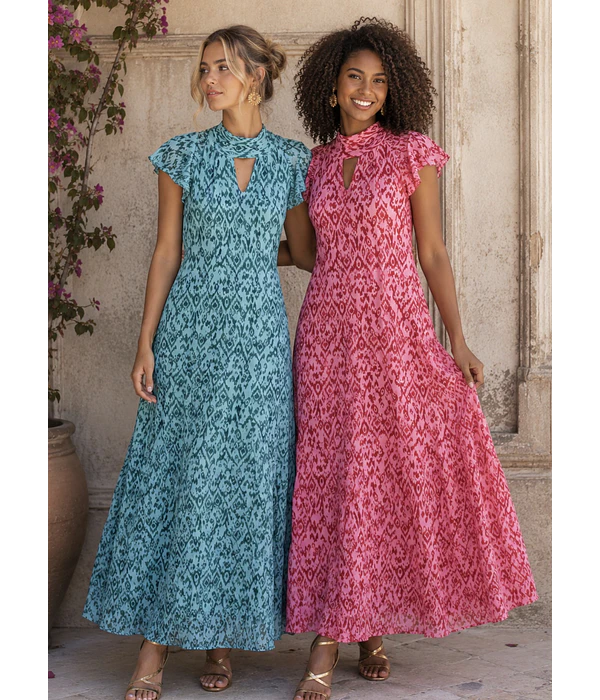 VESTIDO COM TULE ESTAMPADO