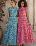 VESTIDO COM TULE ESTAMPADO