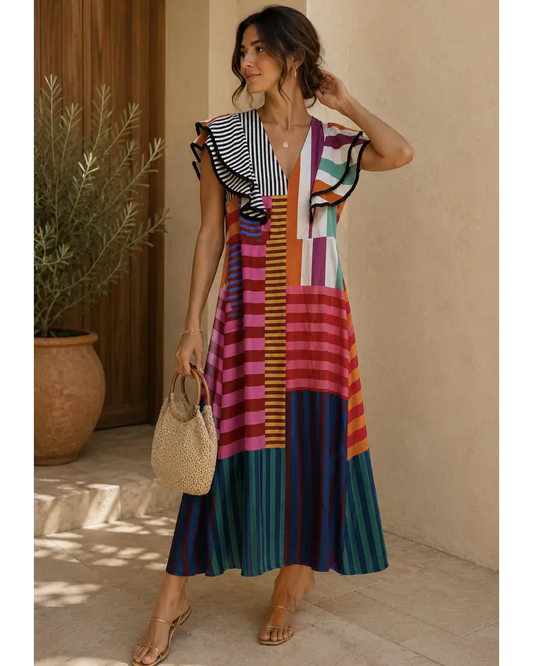 VESTIDO ESTAMPADO VISCOSE