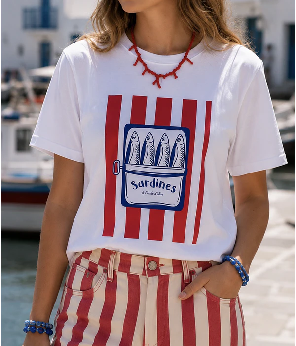 TSHIRT ESTAMPADA SARDINES 