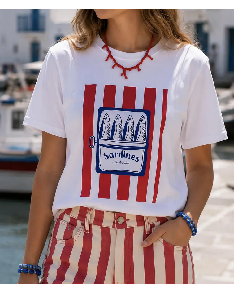 TSHIRT ESTAMPADA SARDINES 