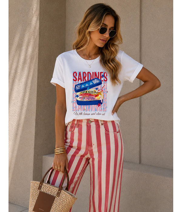 TSHIRT ESTAMPADA SARDINES 