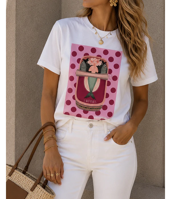 TSHIRT ESTAMPADA SARDINES  