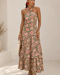 VESTIDO ESTAMPADO FOLHOS