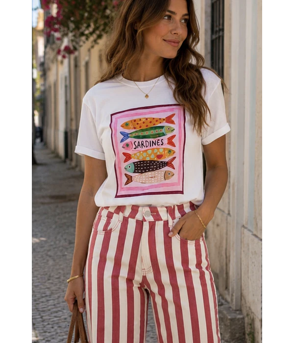 TSHIRT ESTAMPADA SARDINES  