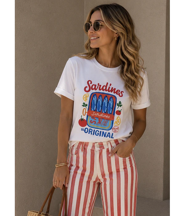 TSHIRT ESTAMPADA SARDINES 