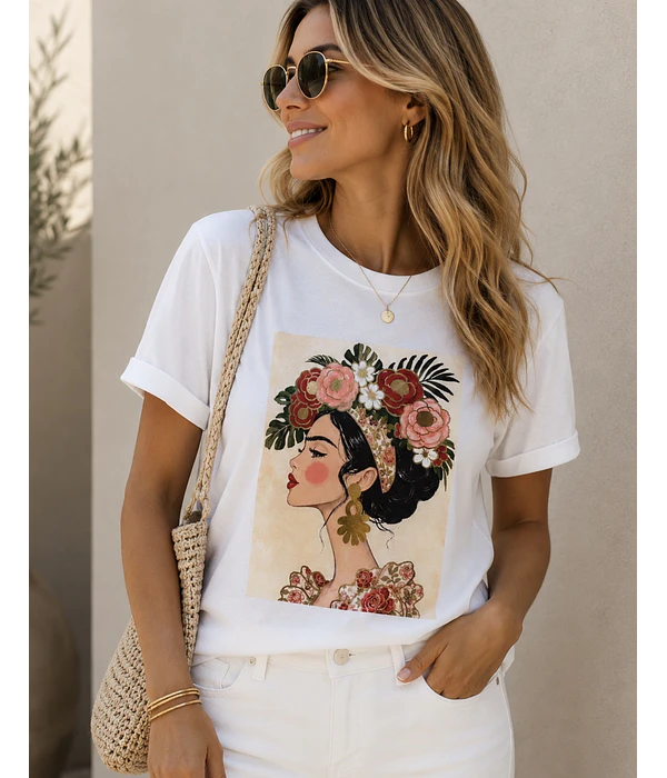 TSHIRT ESTAMPADA FRIDA KAHLO 