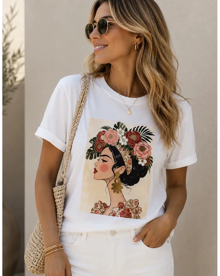 TSHIRT ESTAMPADA FRIDA KAHLO 