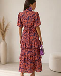 VESTIDO ESTAMPADO COMPRIDO