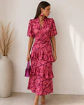 VESTIDO ESTAMPADO COMPRIDO