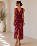 VESTIDO DRAPEADO TULE