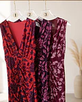 VESTIDO DRAPEADO TULE