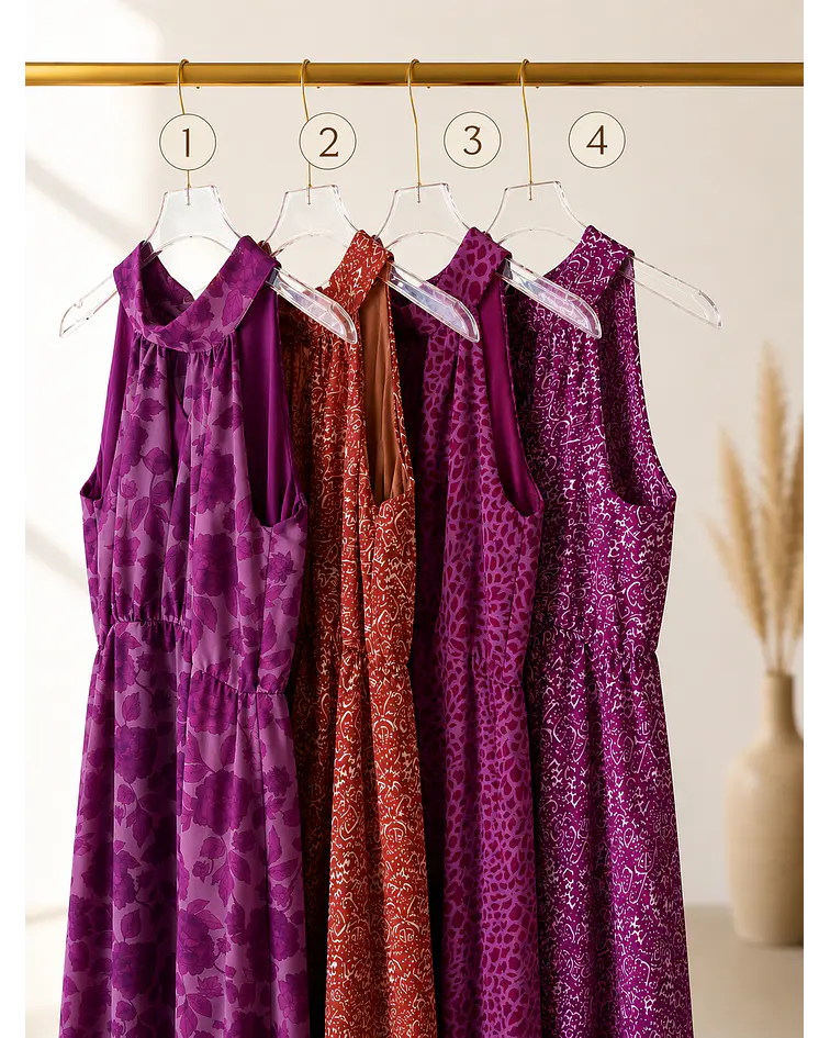 VESTIDO ESTAMPADO  MIDI