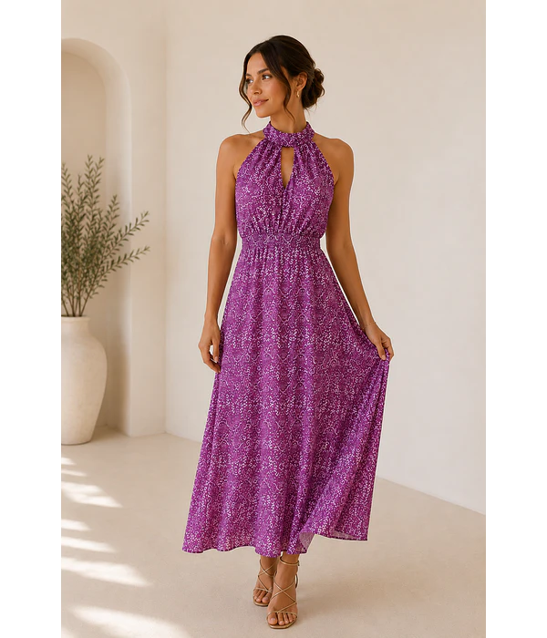 VESTIDO ESTAMPADO  MIDI