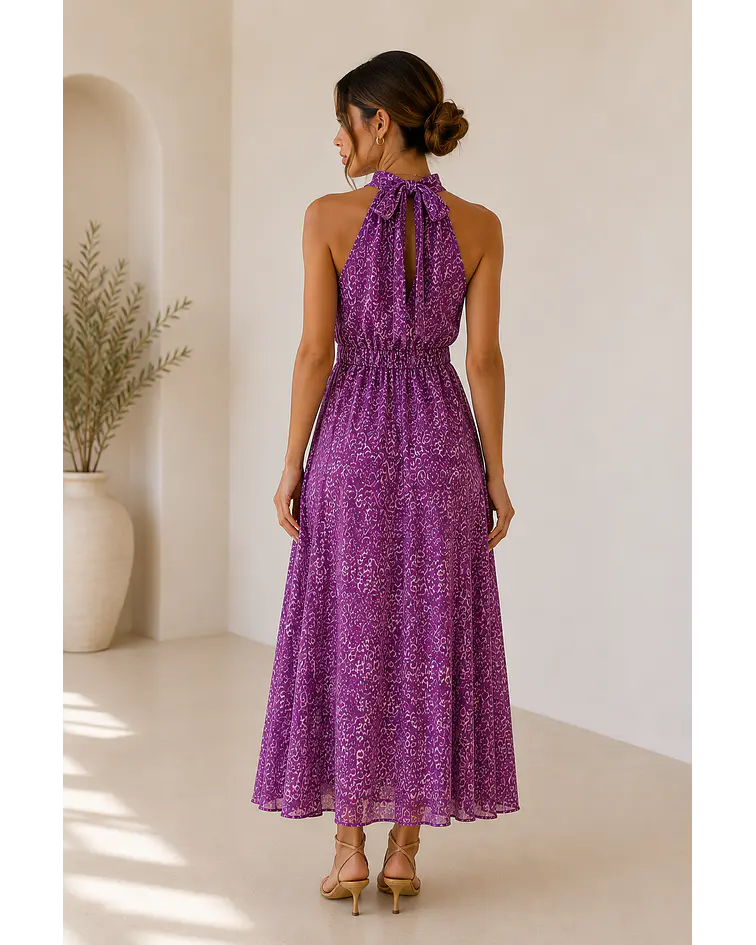VESTIDO ESTAMPADO  MIDI