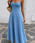VESTIDO TECEL COMPRIDO