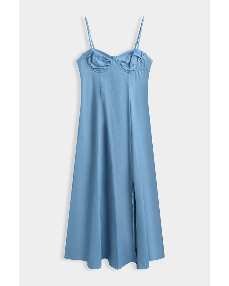 VESTIDO TECEL COMPRIDO
