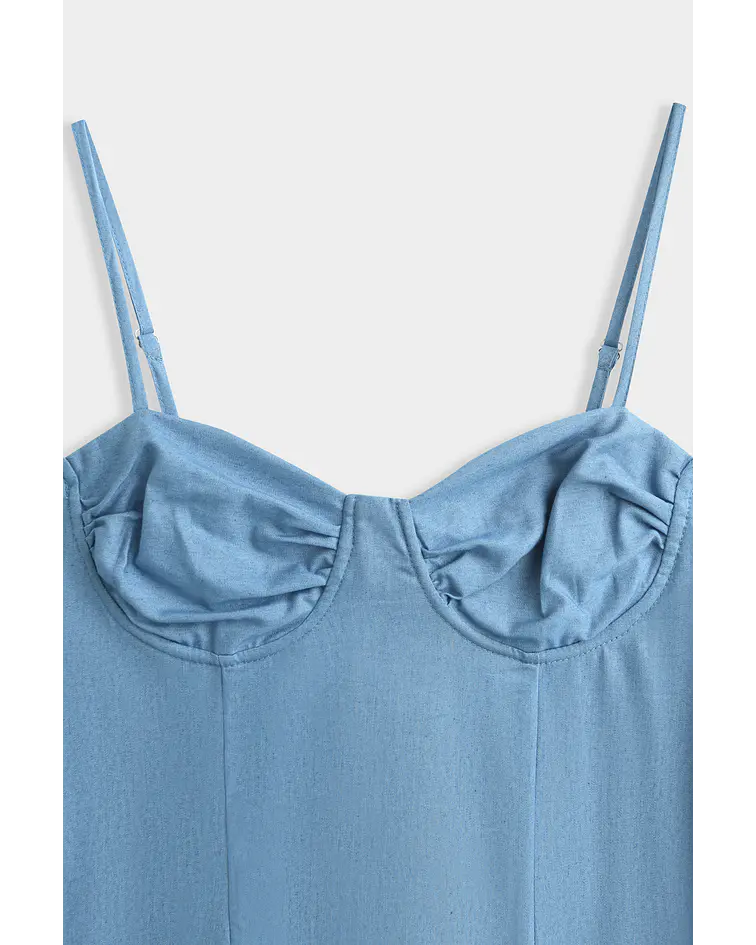 VESTIDO TECEL COMPRIDO