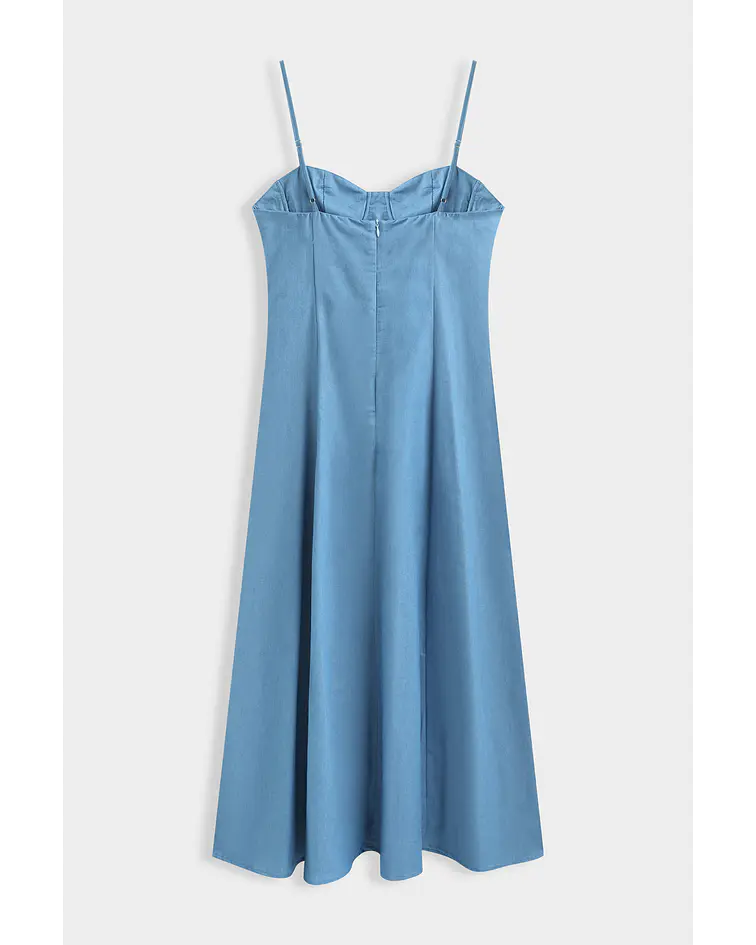 VESTIDO TECEL COMPRIDO