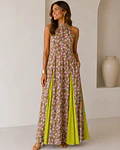 VESTIDO ESTAMPADO COMPRIDO
