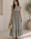 VESTIDO VICHY FOLHO 
