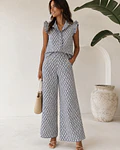 CALÇAS ALGODÃO ESTAMPADAS