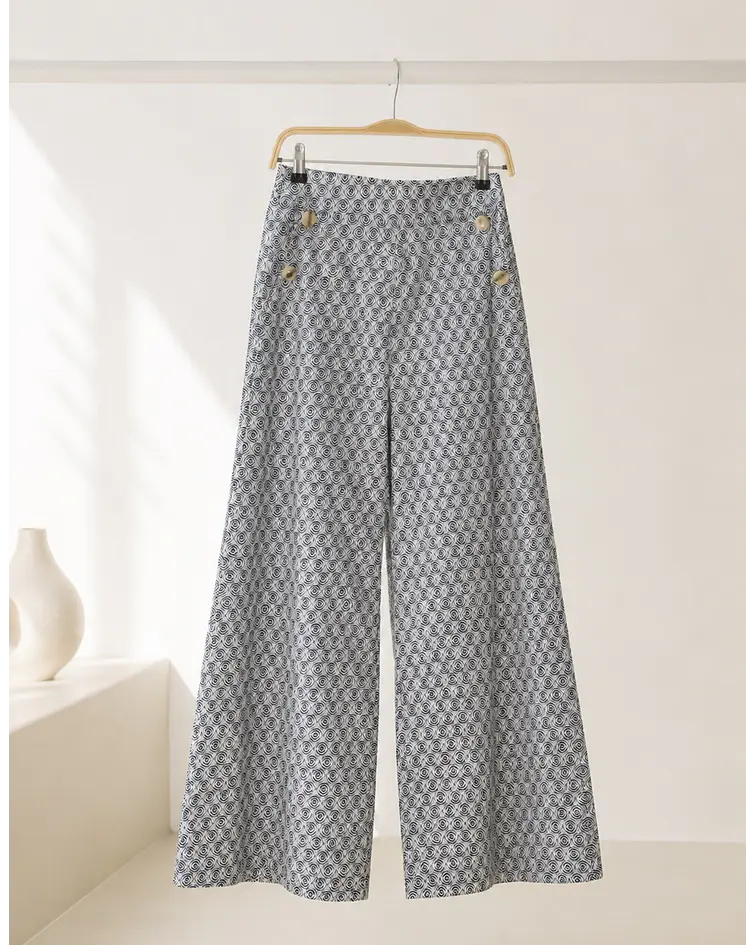 CALÇAS ALGODÃO ESTAMPADAS