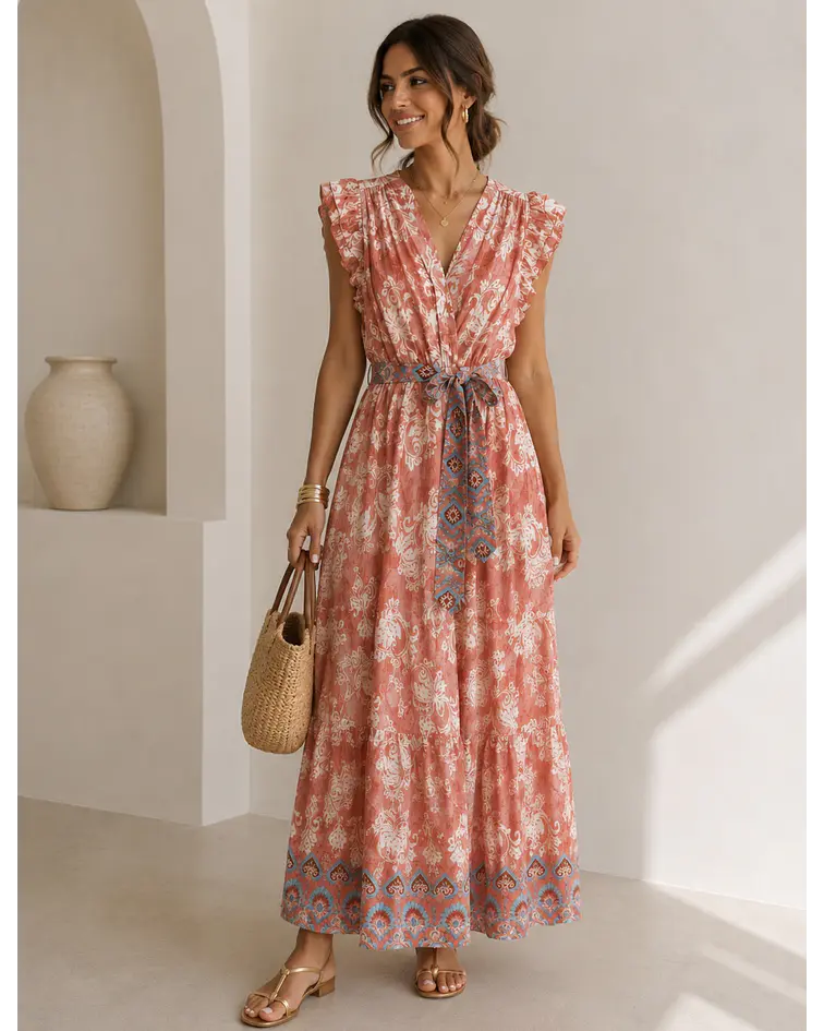 VESTIDO ESTAMPADO FOLHO