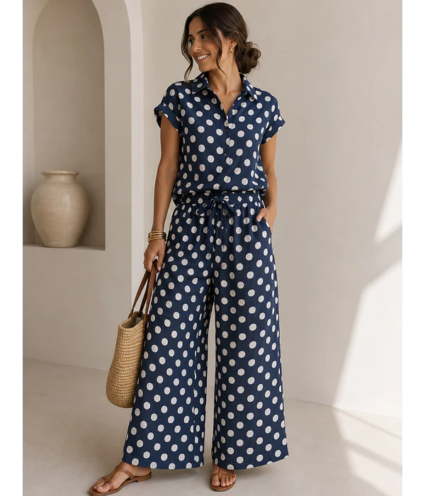 CAMISA BOLAS AZUL 