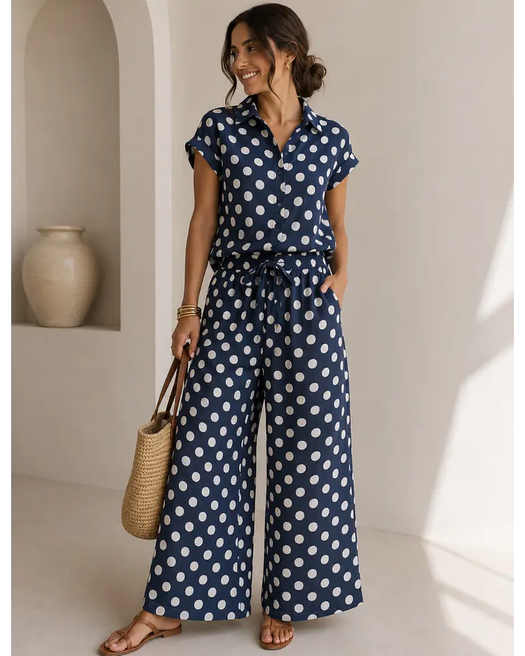 CAMISA BOLAS AZUL 