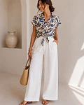 CAMISA ESTAMPADA LAÇADA