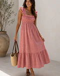 VESTIDO VICHY FOLHO 