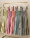 VESTIDO VICHY FOLHO 