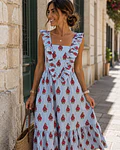 VESTIDO ESTAMPADO FOLHO