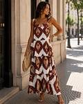 VESTIDO FOLHOS MIDI