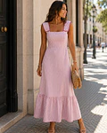 VESTIDO RISCAS FOLHO
