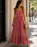 VESTIDO COM LAÇADA OMBROS