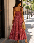 VESTIDO COM LAÇADA OMBROS