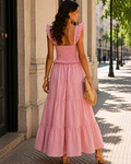 VESTIDO RISCAS FOLHO  