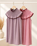 VESTIDO RISCAS FOLHO GOLA
