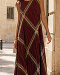 VESTIDO ESTAMPADO PLISSADO