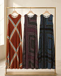 VESTIDO ESTAMPADO PLISSADO