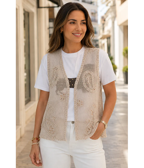 COLETE CROCHET PORMENORES