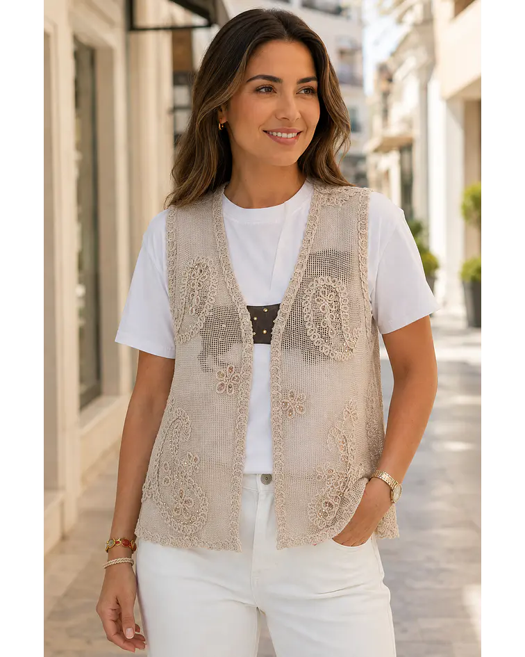 COLETE CROCHET PORMENORES