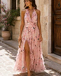 VESTIDO ESTAMPADO ROSA