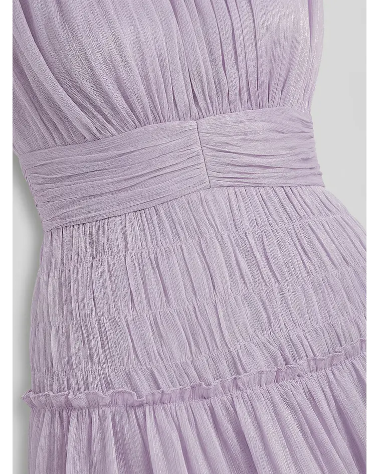 VESTIDO LISO LAVANDA