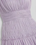 VESTIDO LISO LAVANDA