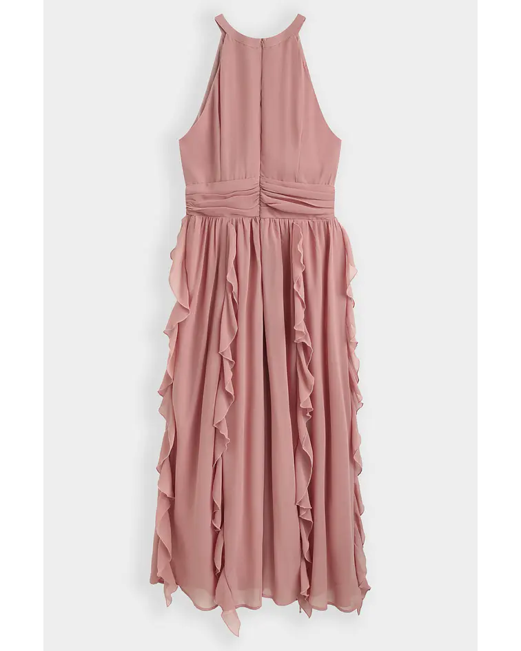 VESTIDO LISO ROSA VELHO